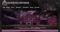 Desktop Screenshot of hauntedhillviewmanor.com